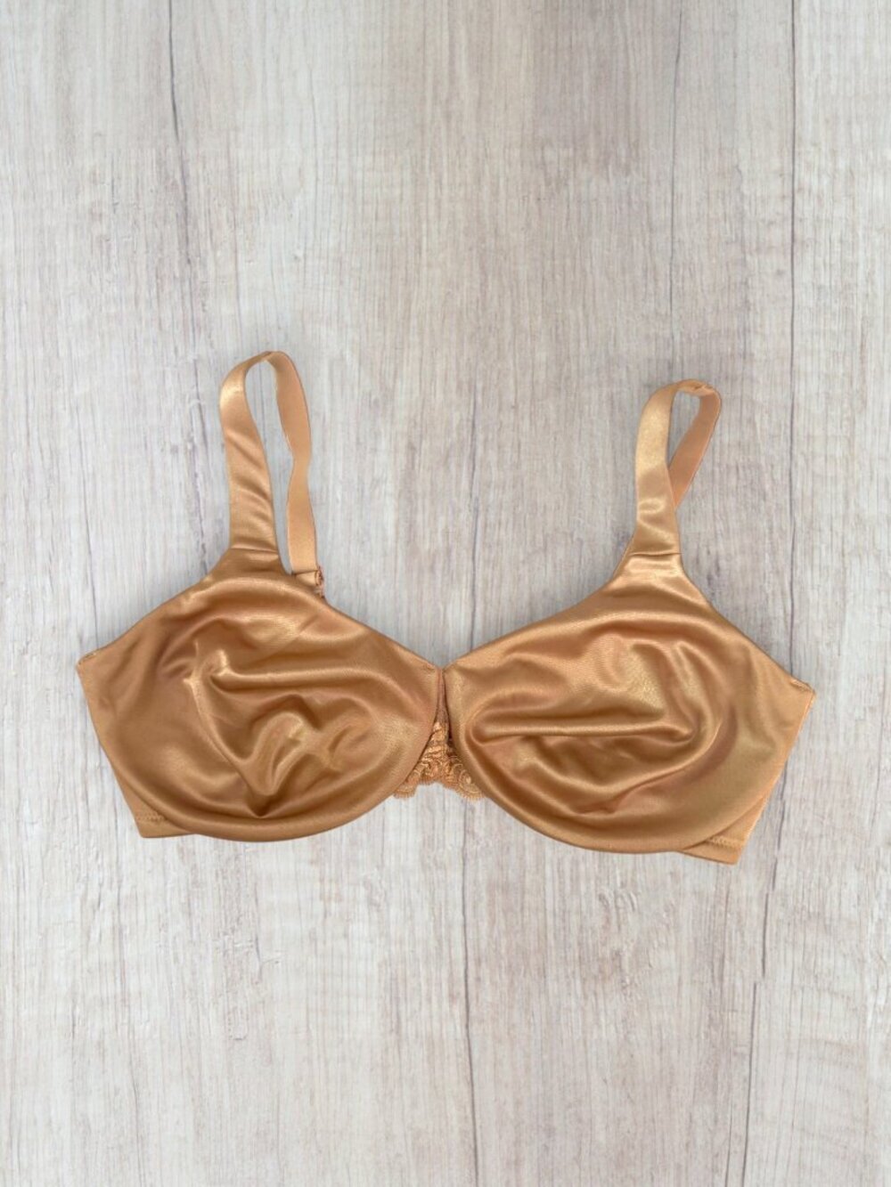 Soma Sensuous Sides Minimizer Bra 38DDD Nude Beige Tan Underwire Full Coverage